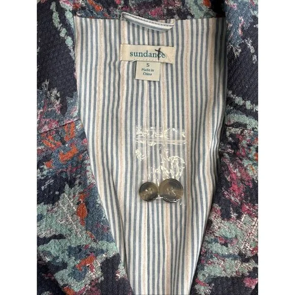 Sundance Floral Blazer in Blue and Pink - Picture 7 of 15